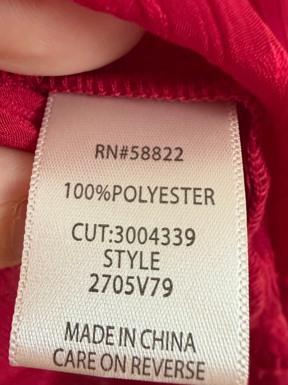 Max Studio Red Ruffle Wrap Blouse Small - Picture 3 of 4